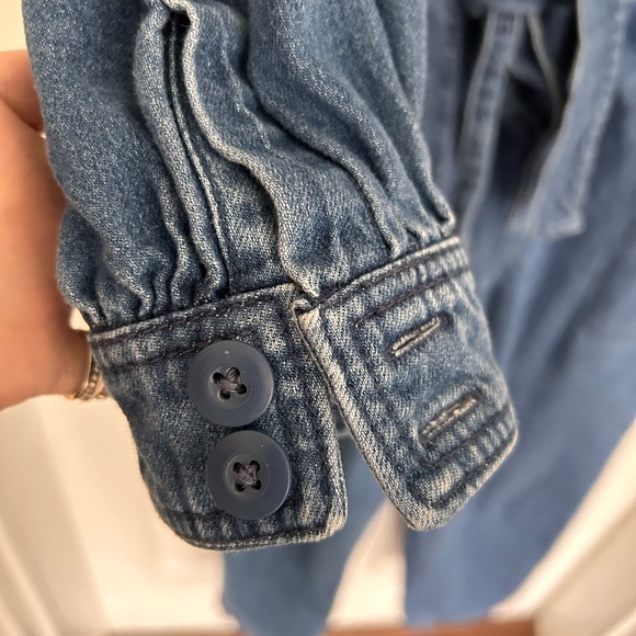 Old Navy One Piece Jumpsuit in Dark Blue Denim Size Large - Picture 7 of 10